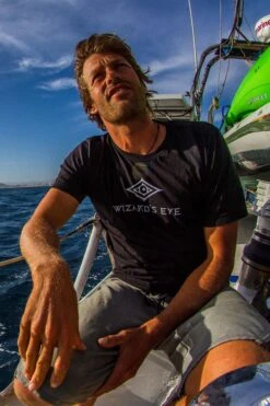 KAVU Wizard's Eye Crew Tee -KAVU Sale Store 8023 BLACK L3