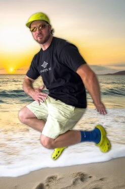 KAVU Wizard's Eye Crew Tee -KAVU Sale Store 8023 BLACK L5