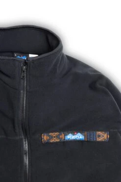 KAVU L/S FZ Fleece Throwshirt -KAVU Sale Store J300 BLACKBEAN L3