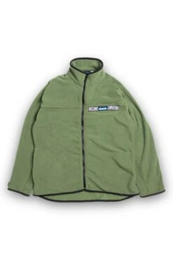 KAVU L/S FZ Fleece Throwshirt -KAVU Sale Store J300 MOSS L1
