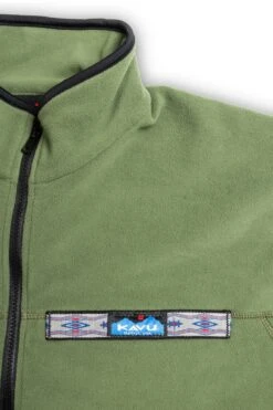 KAVU L/S FZ Fleece Throwshirt -KAVU Sale Store J300 MOSS L4