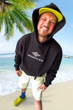 KAVU Wizard's Eye Hoodie -KAVU Sale Store W840 BLACK L10