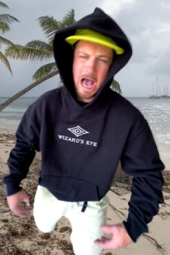 KAVU Wizard's Eye Hoodie -KAVU Sale Store W840 BLACK L4